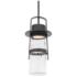 Balthus 15 1/4" High Black LED Outdoor Hanging Light