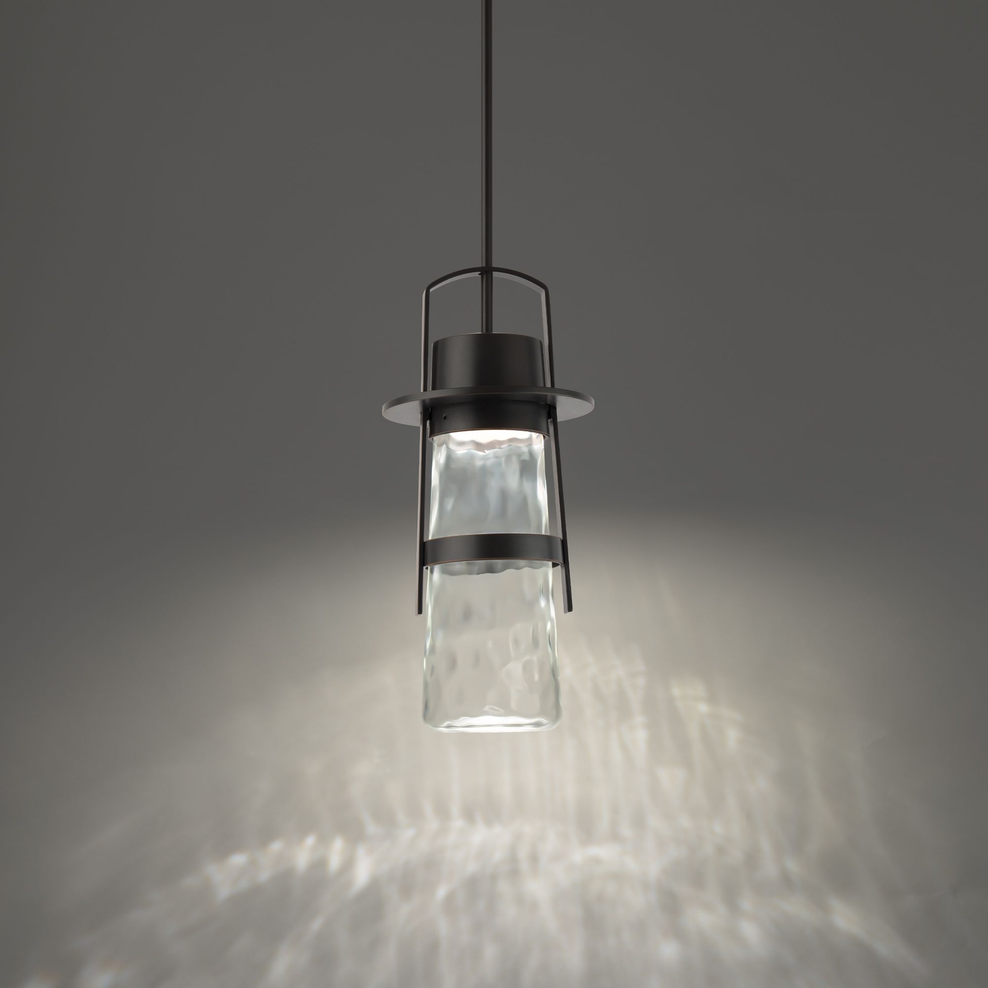 Image 3 Balthus 15 1/4" High Oil-Rubbed Bronze LED Outdoor Hanging Light more views