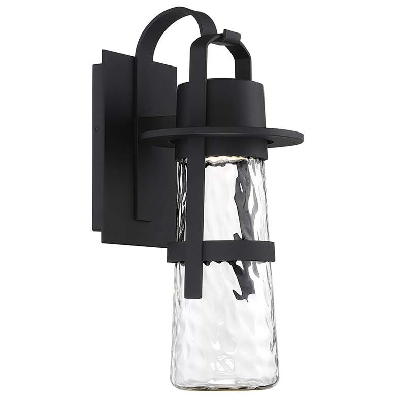 Image 1 Balthus 21"H x 9"W 1-Light Outdoor Wall Light in Black
