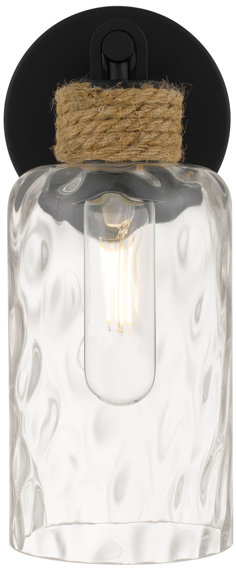 Image 4 Baltic 1-Light Matte Black Wall Sconce more views