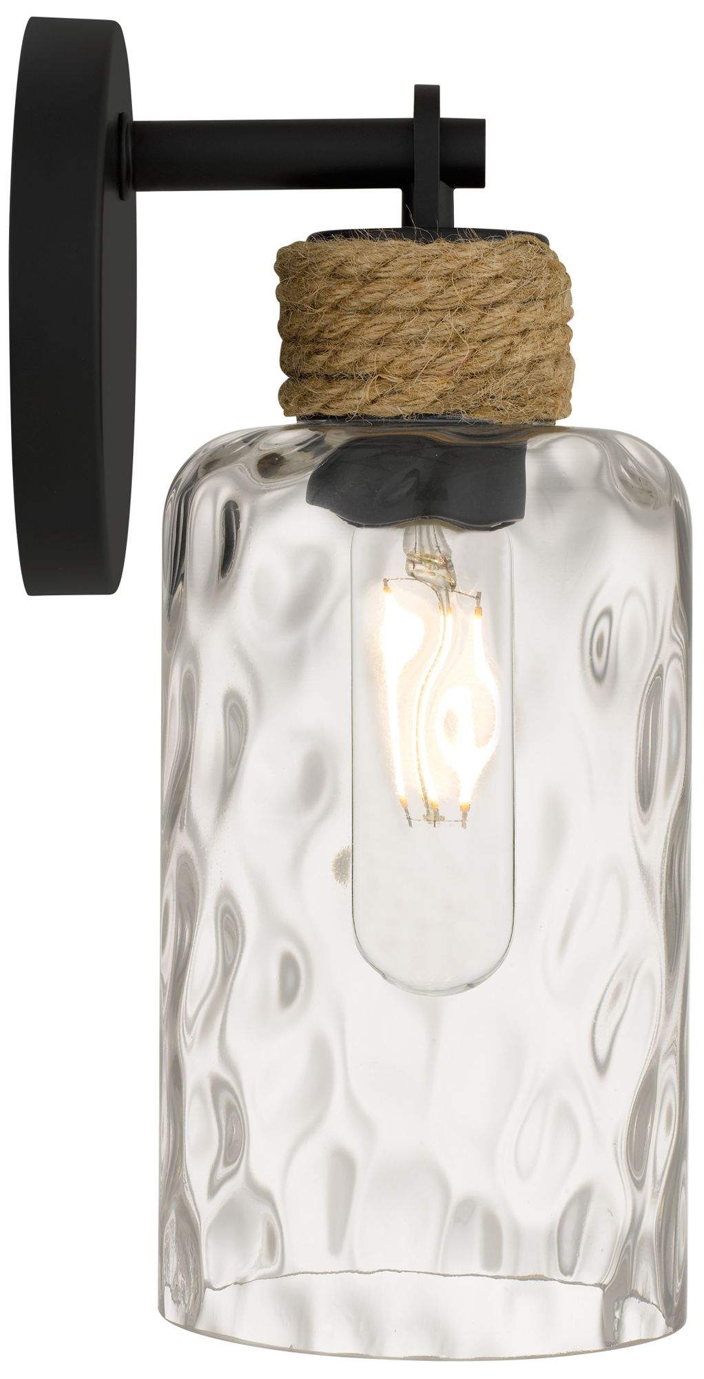 Image 5 Baltic 1-Light Matte Black Wall Sconce more views