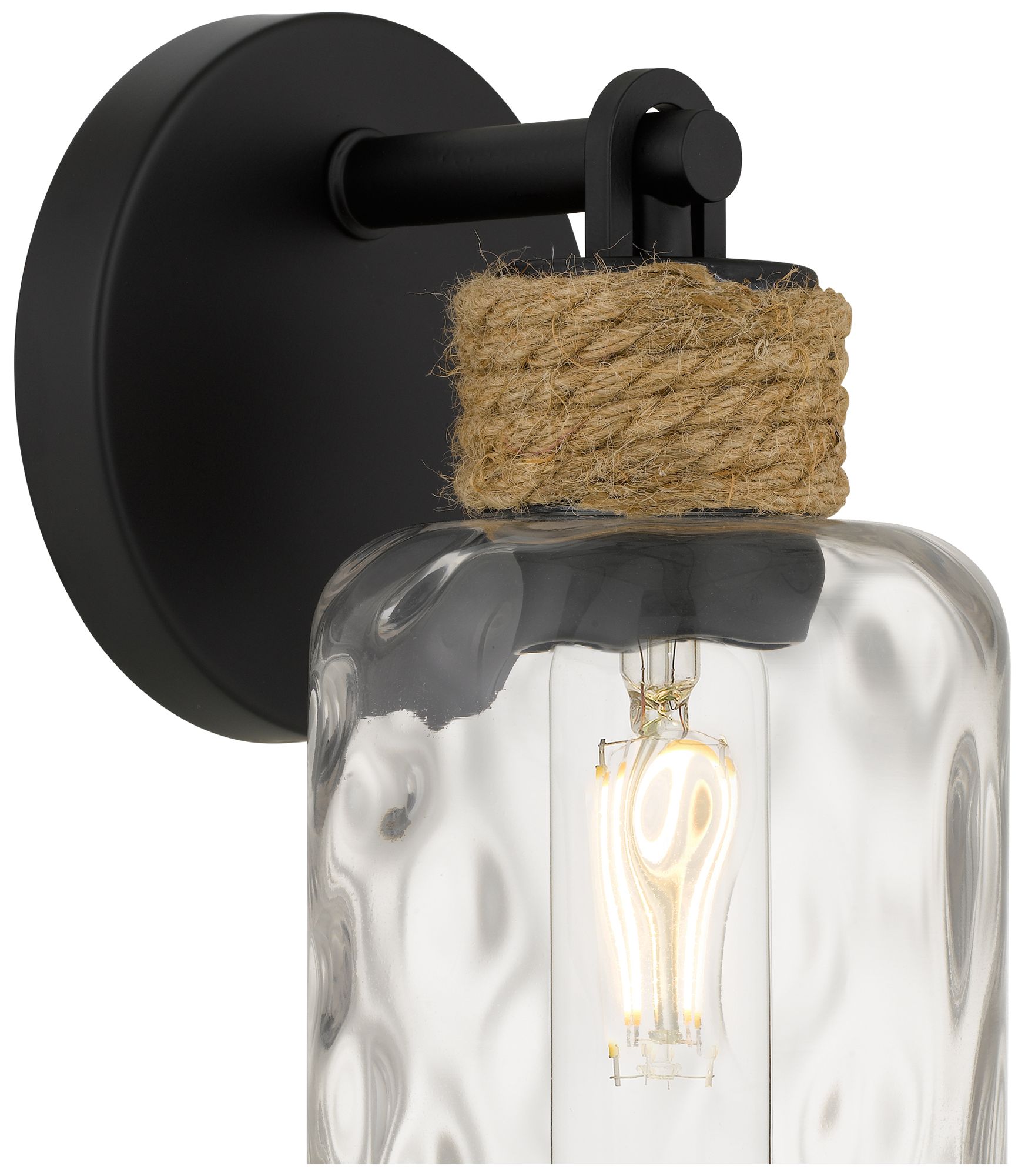 Image 6 Baltic 1-Light Matte Black Wall Sconce more views