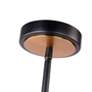 3_Baltic 15" Wide Black Pendant With Black Iron Shade more views