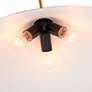 4_Baltic 24" Wide 3-Light Brass Pendant With Brushed Brass Iron Shade more views