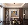 6_Baltic 24" Wide 3-Light Brass Pendant With Brushed Brass Iron Shade more views
