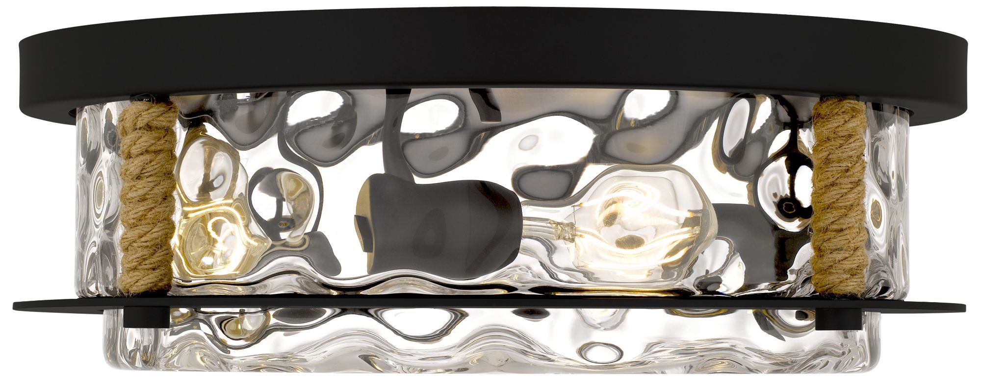 Image 4 Baltic 3-Light Matte Black Flush Mount more views