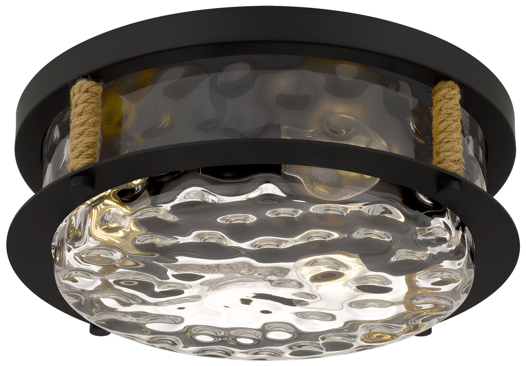 Image 5 Baltic 3-Light Matte Black Flush Mount more views