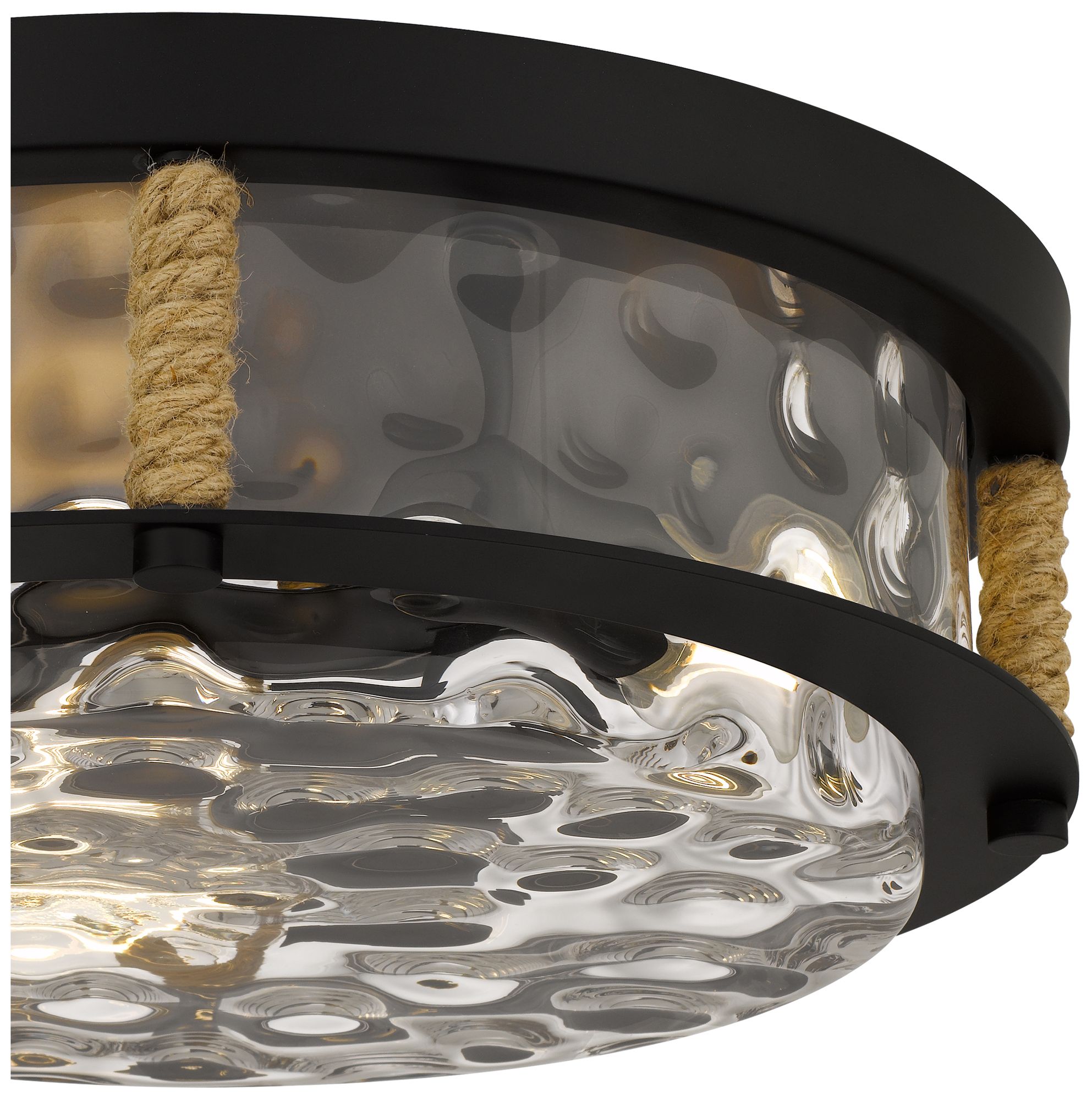 Image 6 Baltic 3-Light Matte Black Flush Mount more views