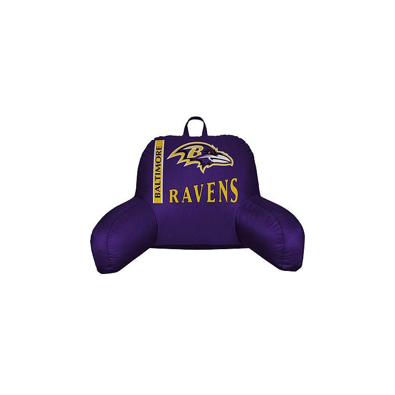 Image 1 Baltimore Ravens NFL Bedrest Pillow
