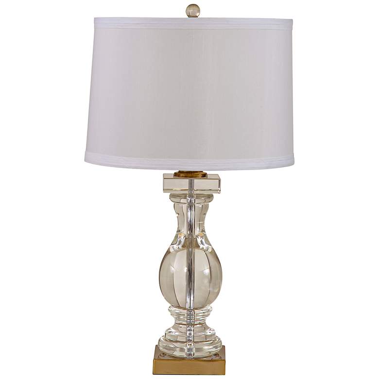 Image 1 Baluster Options Burnished Brass Table Lamp