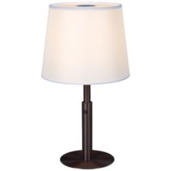 Bambi 9.8&quot; Deep Taupe/Cream White Table Lamp