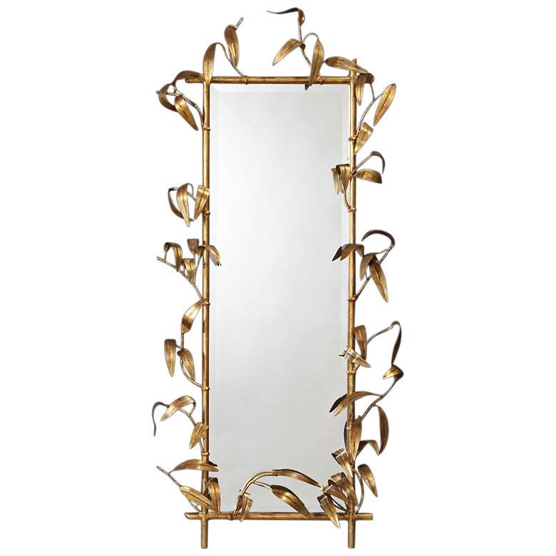 Image 1 Bamboo Gold 28 inch x 49 inch Rectangular Wall Mirror