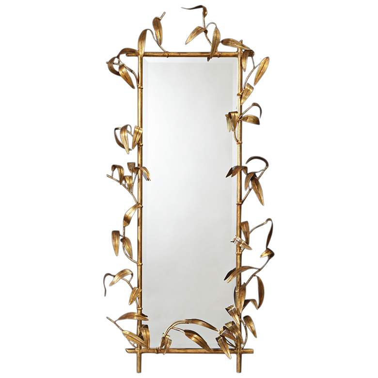 Image 1 Bamboo Gold 28" x 49" Rectangular Wall Mirror