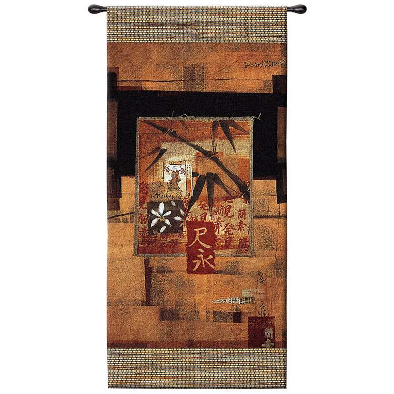 Image 1 Bamboo Inspirations II Hanging 52 inch High Wall Tapestry