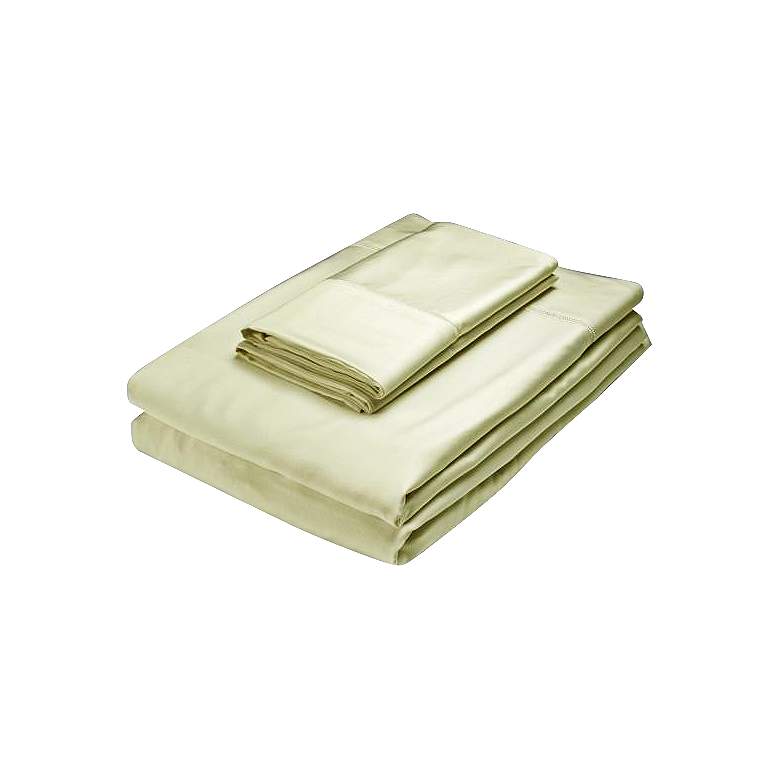 Image 1 Bamboo Ivory Queen Fitted Sheet