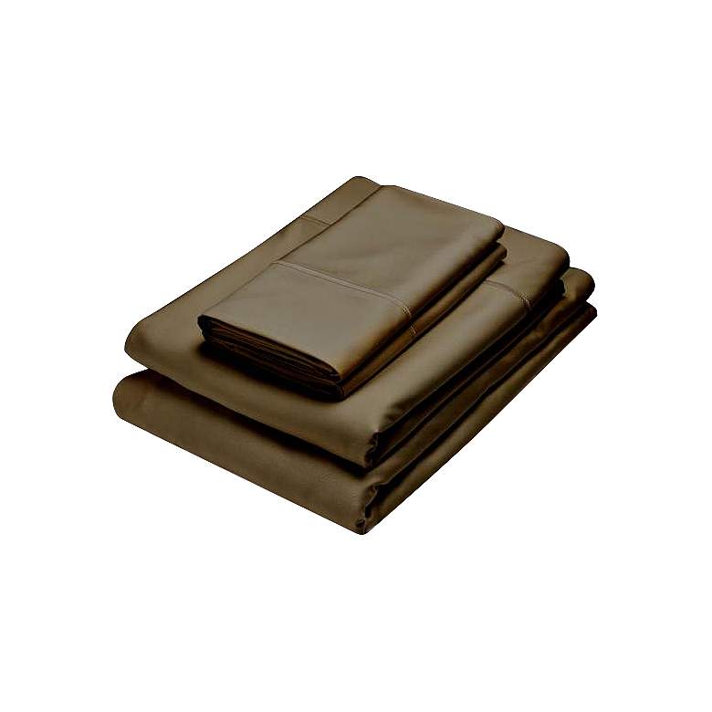 Image 1 Bamboo Sable Queen Fitted Sheet