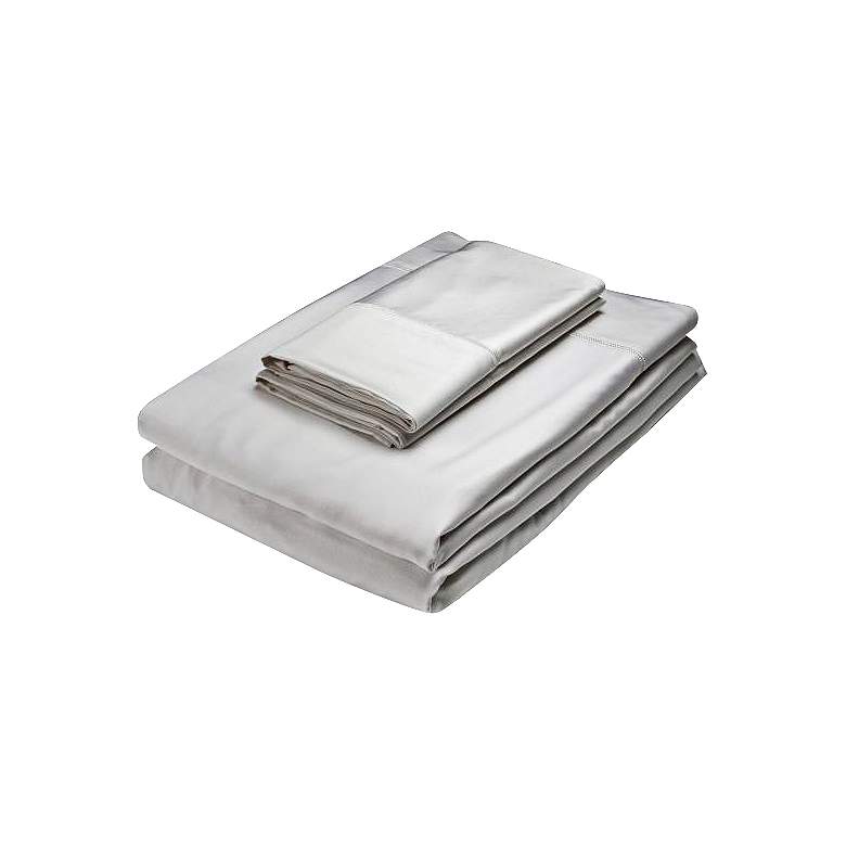 Image 1 Bamboo White Queen Fitted Sheet