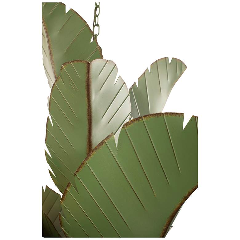 Image 4 Banana Leaf 12-Lt Chandelier - Banana Leaf more views