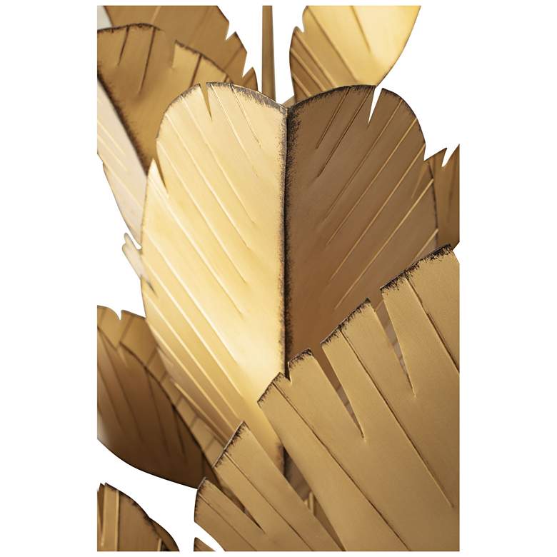Image 4 Banana Leaf 12-Lt Chandelier - Gold more views