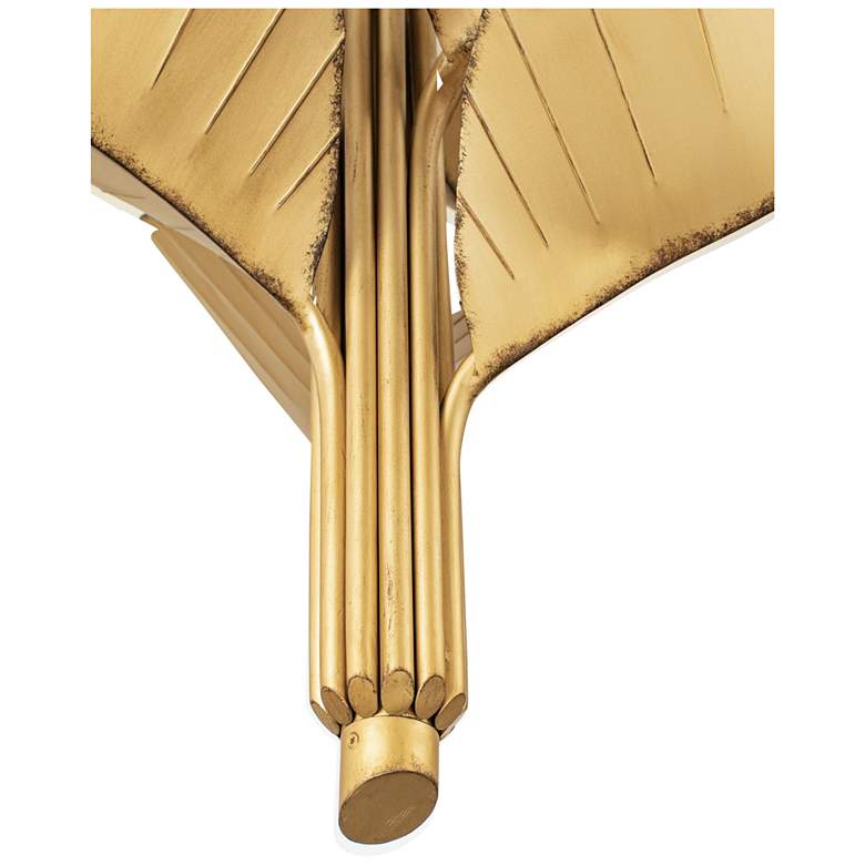 Image 5 Banana Leaf 12-Lt Chandelier - Gold more views