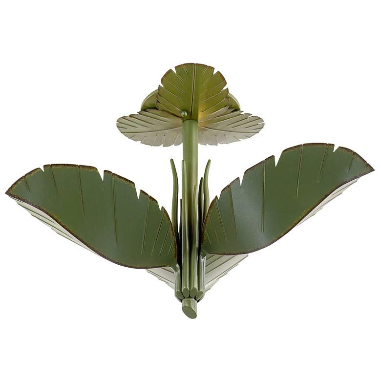 Image 1 Banana Leaf 3-Lt Semi-Flush - Banana Leaf