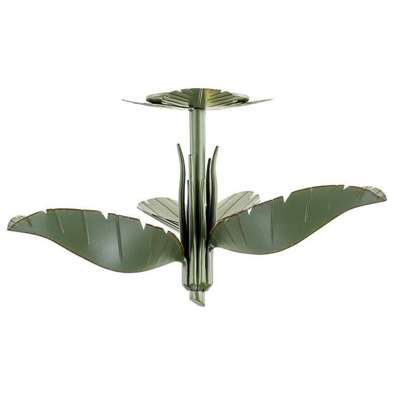 Image 2 Banana Leaf 3-Lt Semi-Flush - Banana Leaf more views