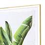 Banana Leaves 32" High 2-Piece Giclee Framed Wall Art Set