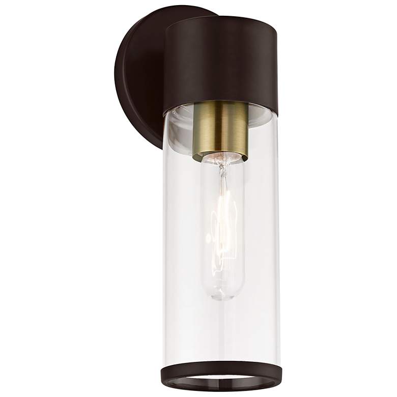 Image 5 Banca 11 1/4" High Bronze Wall Sconce more views