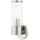 Banca 11 1/4" High Brushed Nickel ADA Wall Sconce