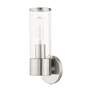2_Banca 11 1/4" High Brushed Nickel ADA Wall Sconce more views