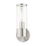 3_Banca 11 1/4" High Brushed Nickel ADA Wall Sconce more views