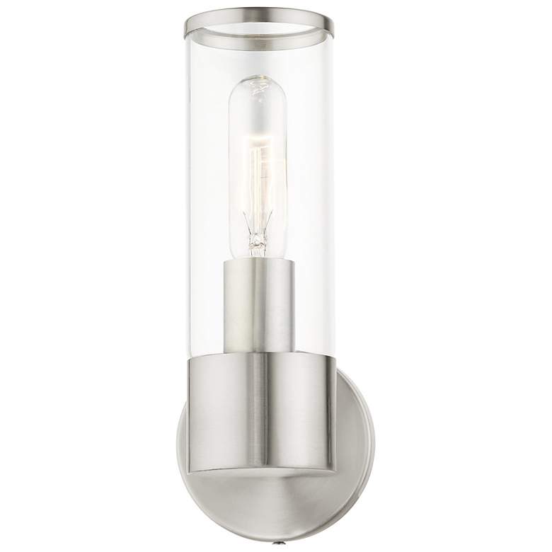 Image 4 Banca 11 1/4" High Brushed Nickel ADA Wall Sconce more views