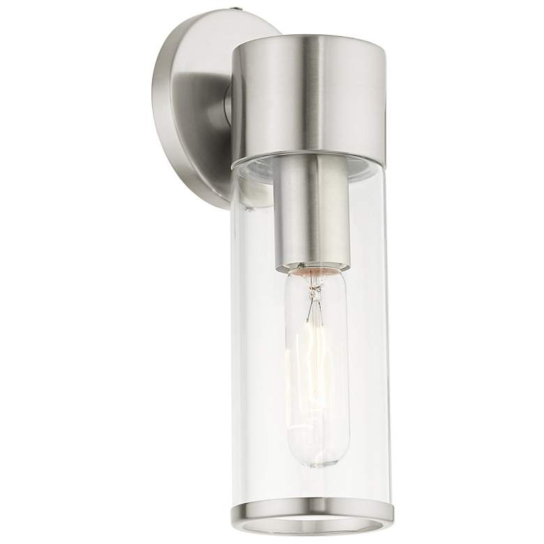 Image 6 Banca 11 1/4" High Brushed Nickel ADA Wall Sconce more views