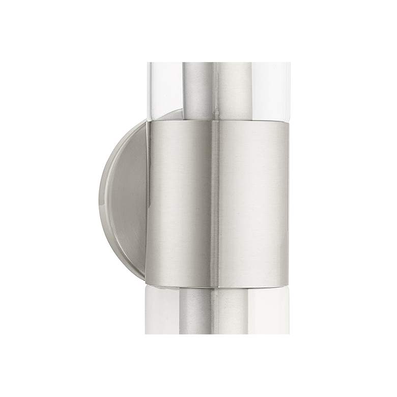 Image 3 Banca 18 1/2 inch Wide Brushed Nickel 2-Light Bath Light more views