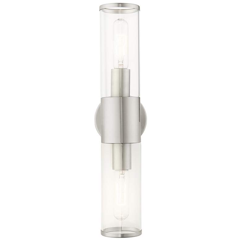 Image 4 Banca 18 1/2" Wide Brushed Nickel 2-Light Bath Light more views