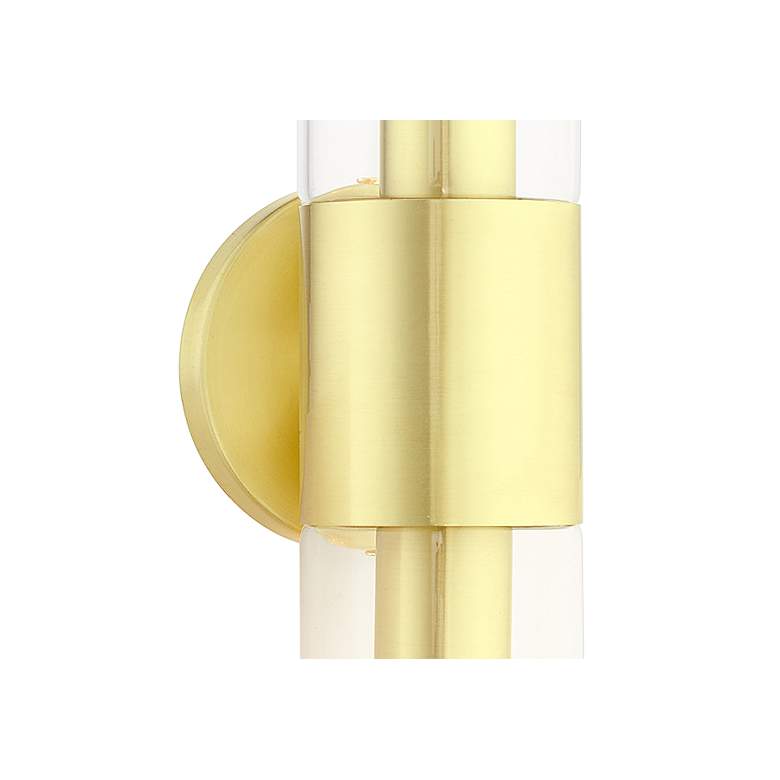 Image 2 Banca 18 1/2 inch Wide Satin Brass ADA 2-Light Bath Light more views