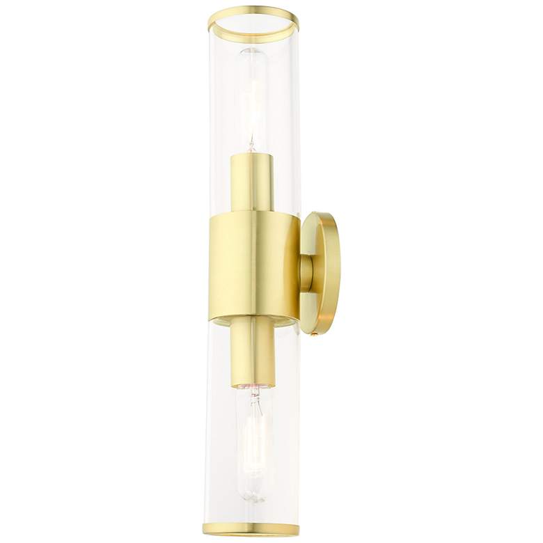 Image 3 Banca 18 1/2" Wide Satin Brass ADA 2-Light Bath Light more views