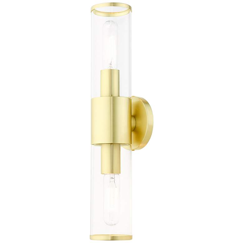 Image 4 Banca 18 1/2" Wide Satin Brass ADA 2-Light Bath Light more views