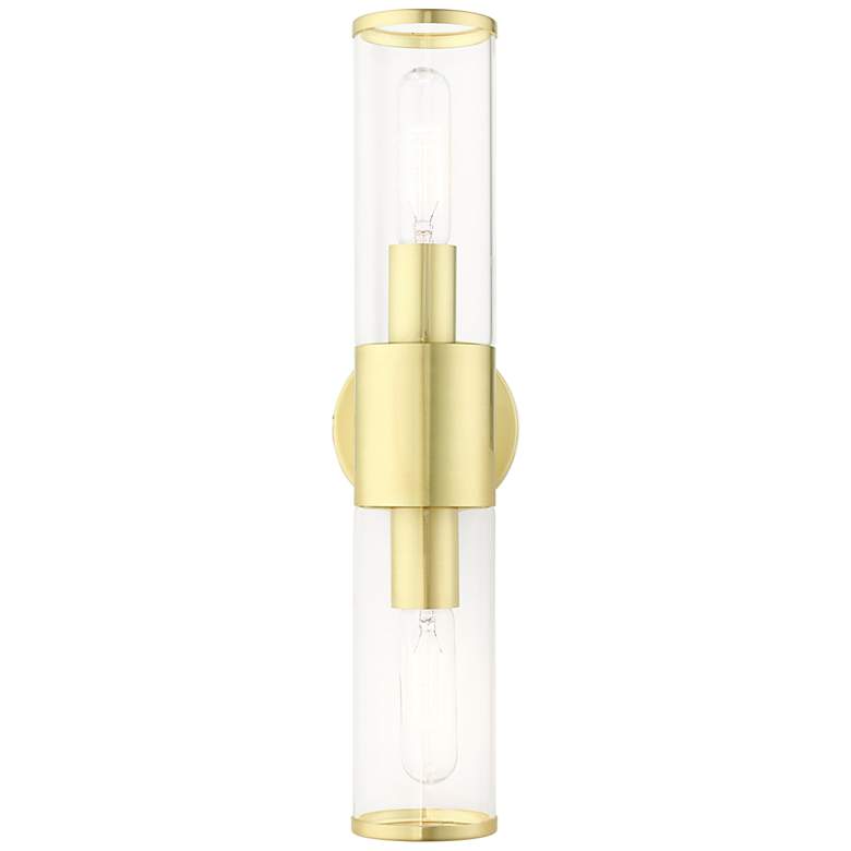 Image 5 Banca 18 1/2" Wide Satin Brass ADA 2-Light Bath Light more views
