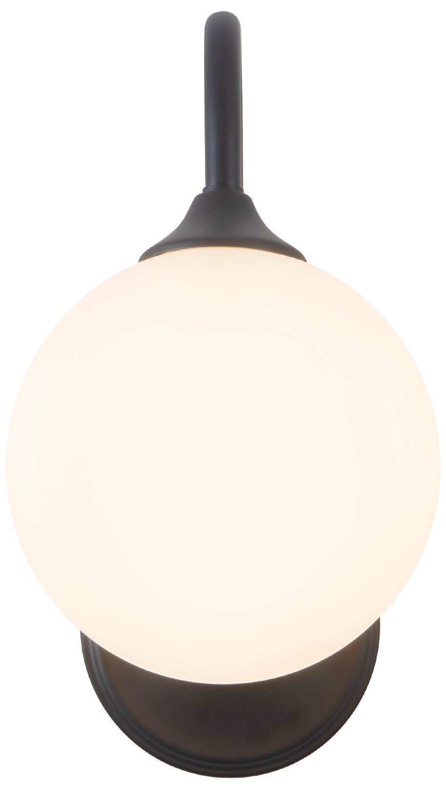 Image 3 Bancroft 12-in Matte Black Wall/Vanity Light more views