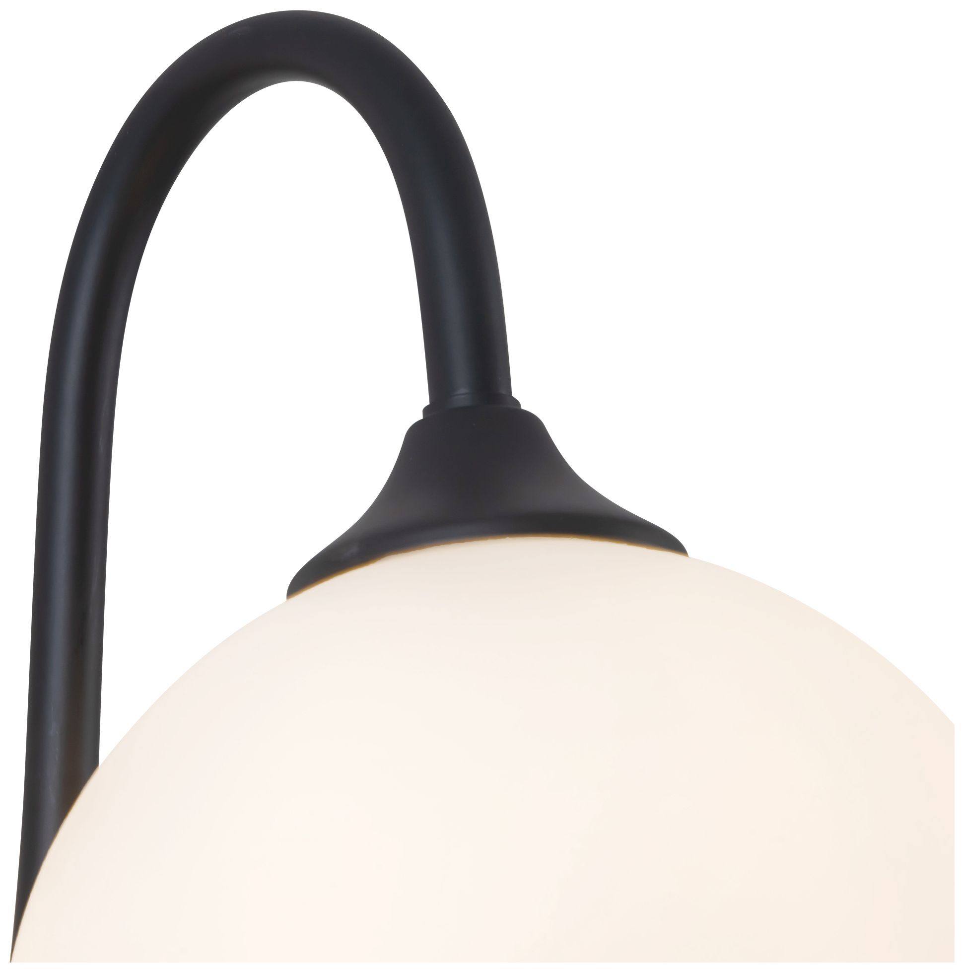 Image 4 Bancroft 12-in Matte Black Wall/Vanity Light more views