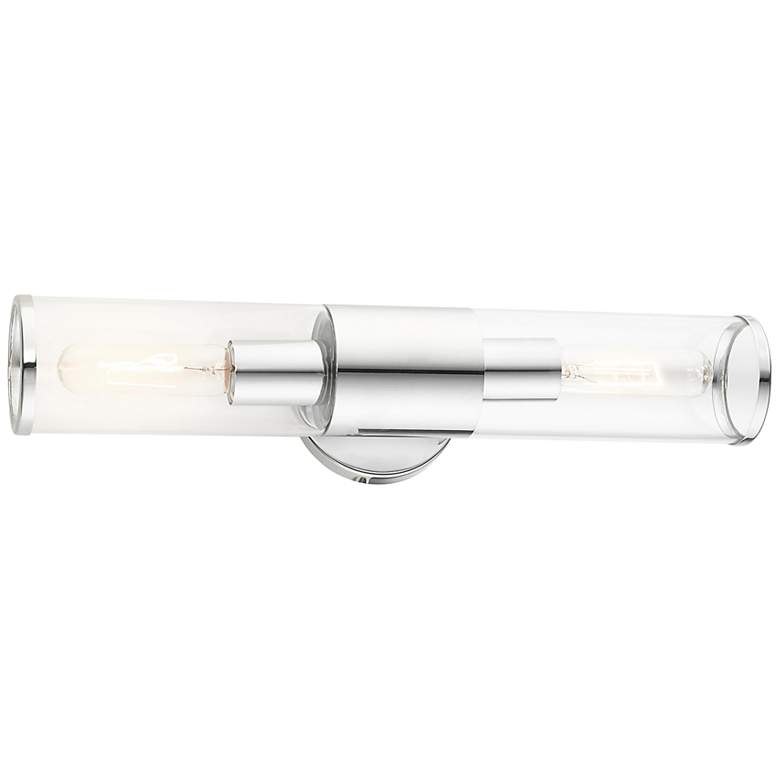 Image 6 Bancroft 18 1/2" High Polished Chrome 2-Light Wall Sconce more views