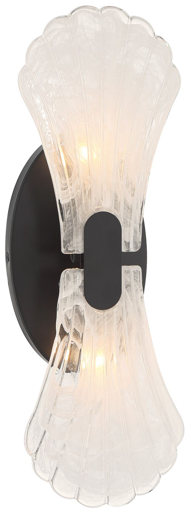 Bancroft 2-Light Wall Sconce in Matte Black