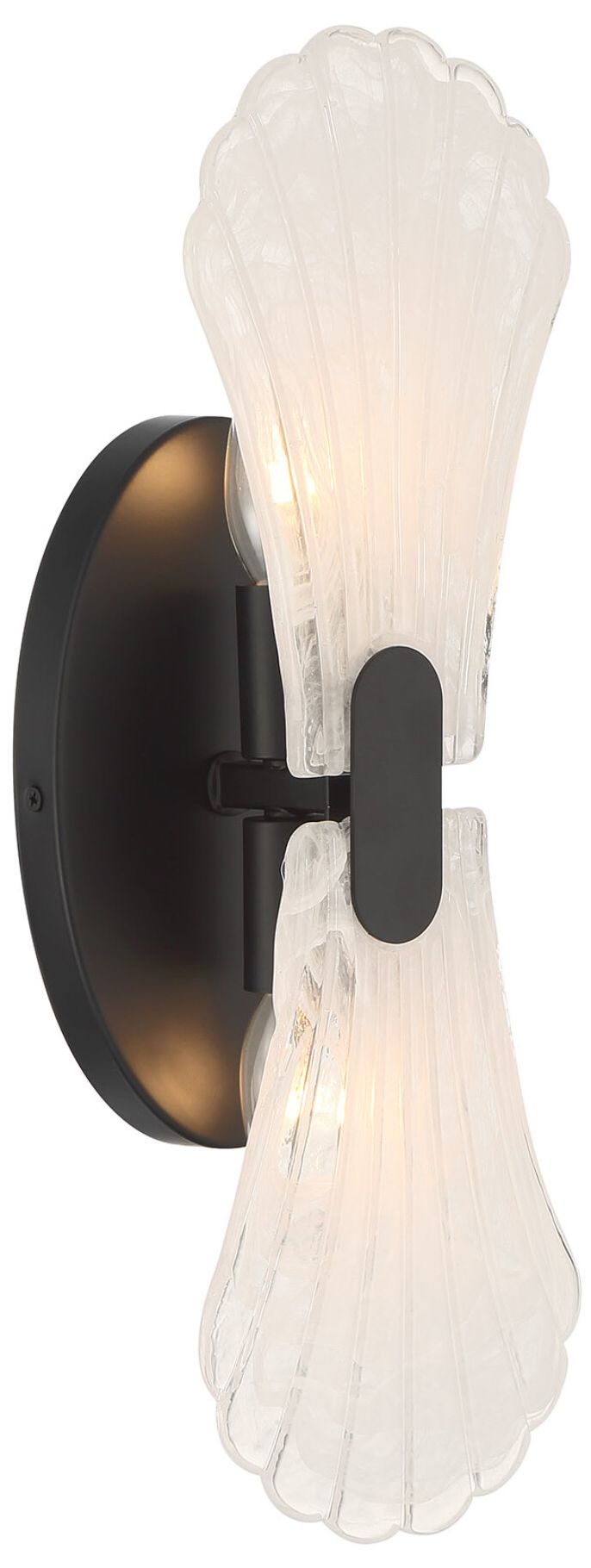 Image 3 Bancroft 2-Light Wall Sconce in Matte Black more views