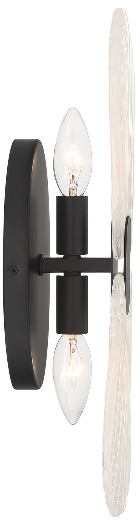 Image 4 Bancroft 2-Light Wall Sconce in Matte Black more views