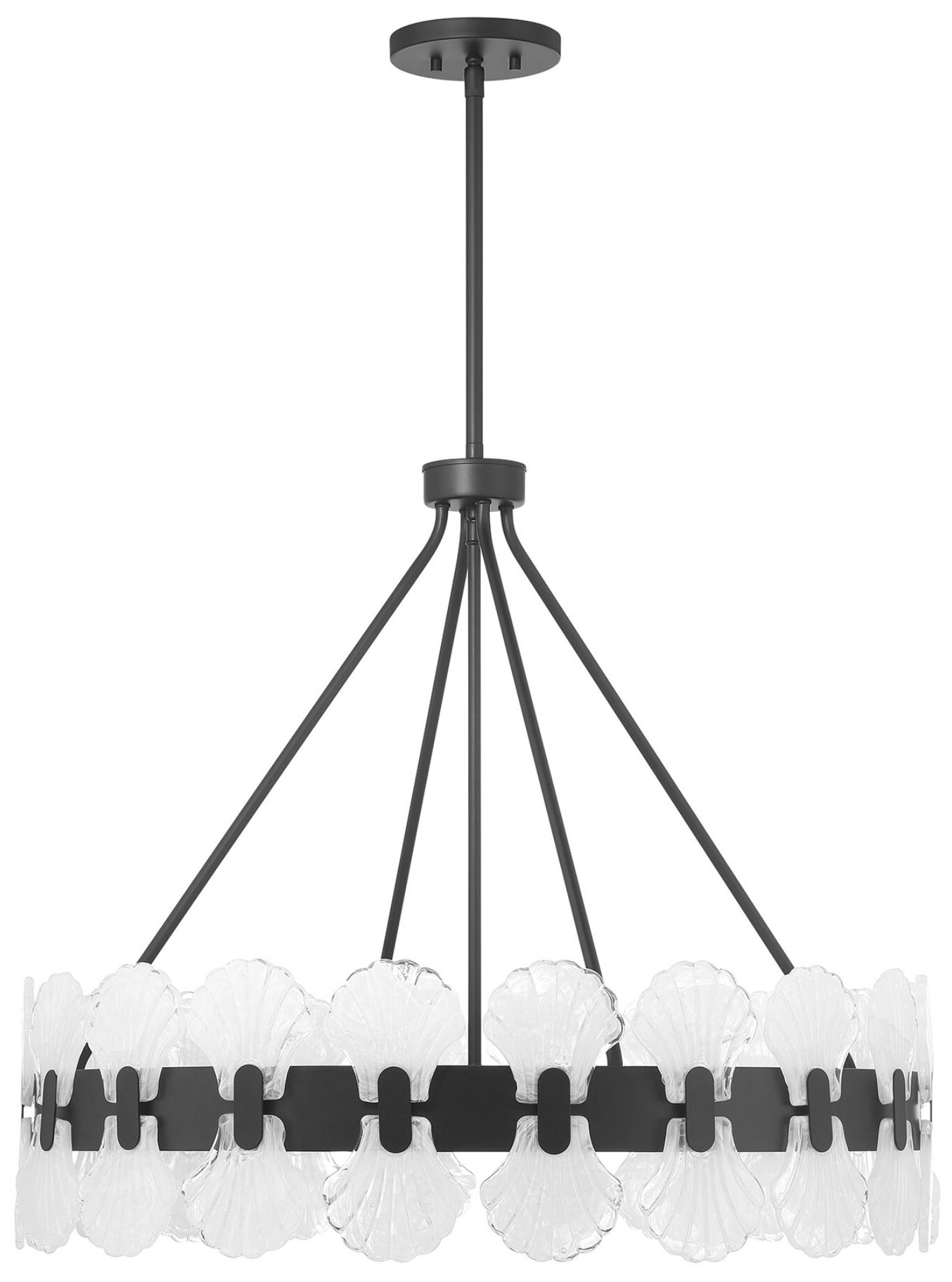 Image 2 Bancroft 6-Light Chandelier in Matte Black more views