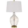 Bancroft Glass and Antique Brass Table Lamp