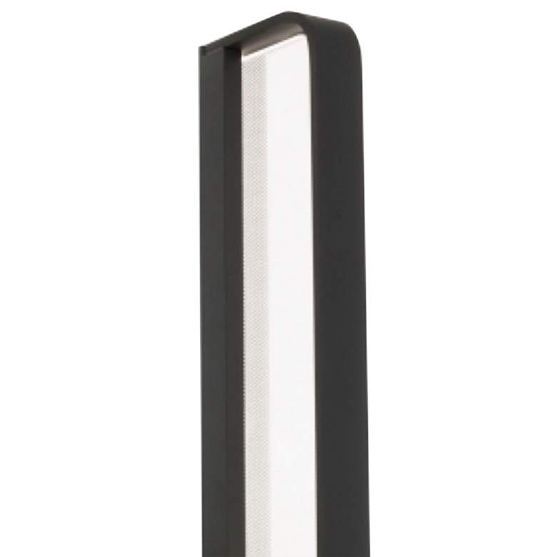 Image 2 Banda 13 inch High Matte Black LED Wall Sconce more views