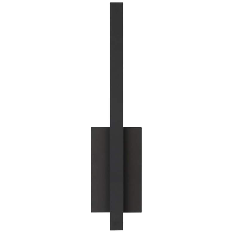 Image 3 Banda 13" High Matte Black LED Wall Sconce more views