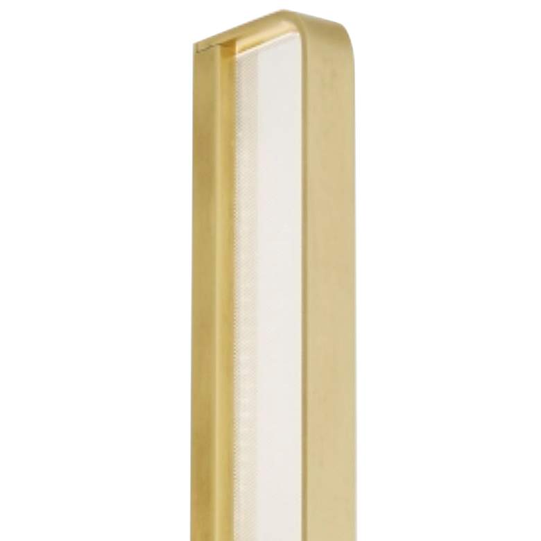 Image 2 Banda 13" High Natural Brass LED Wall Sconce more views